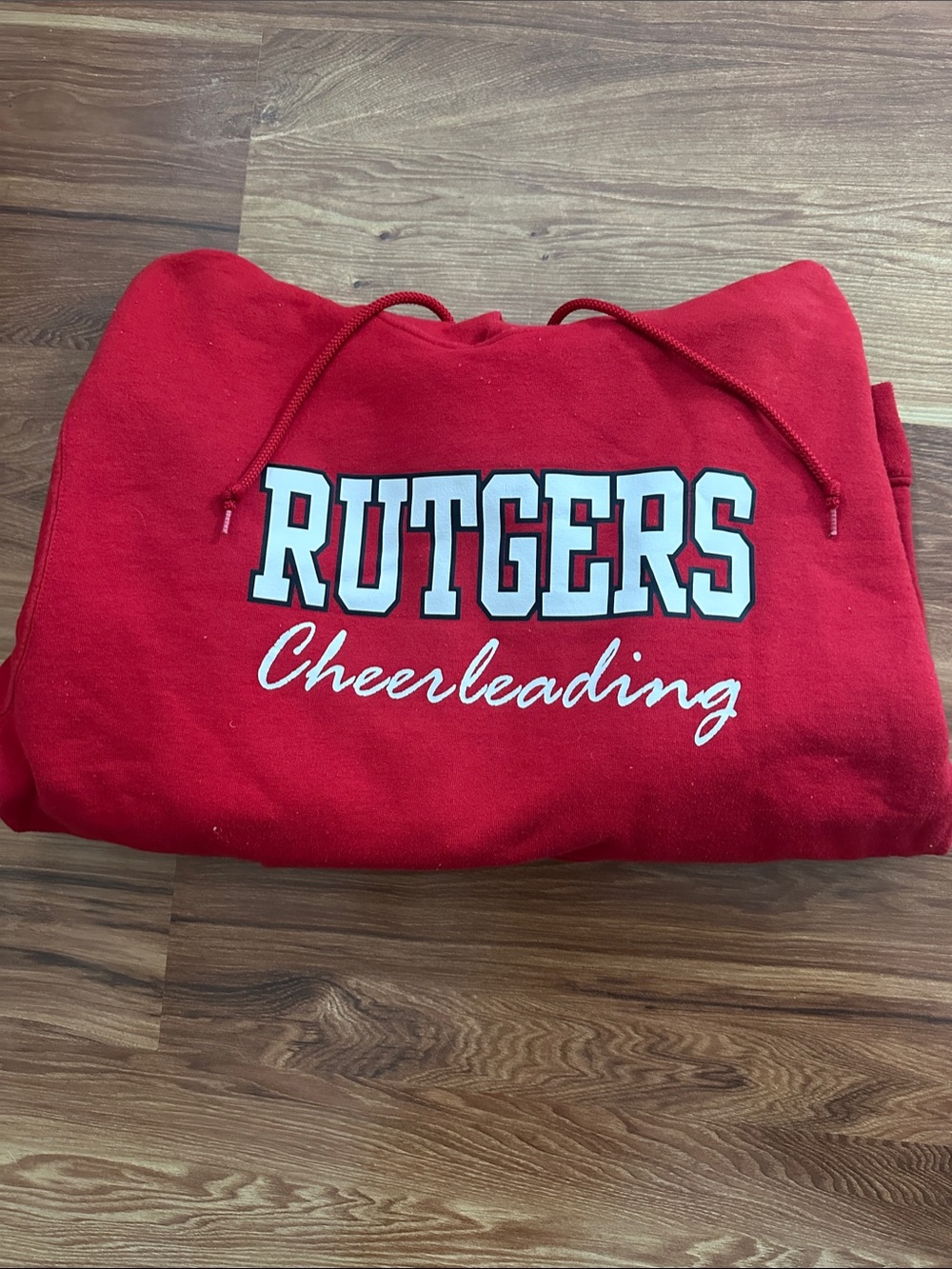Rutgers Cheerleading Red Hoodie